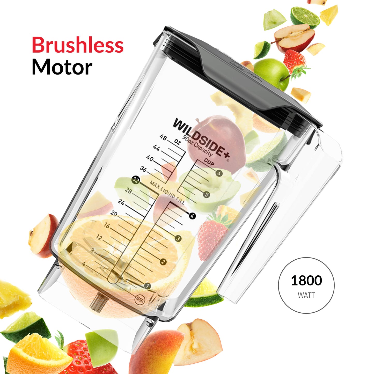 Blendtec Stealth Nitro X, Brushless, Commercial Blender, Sound Enclosure, Jarless Blending - Black