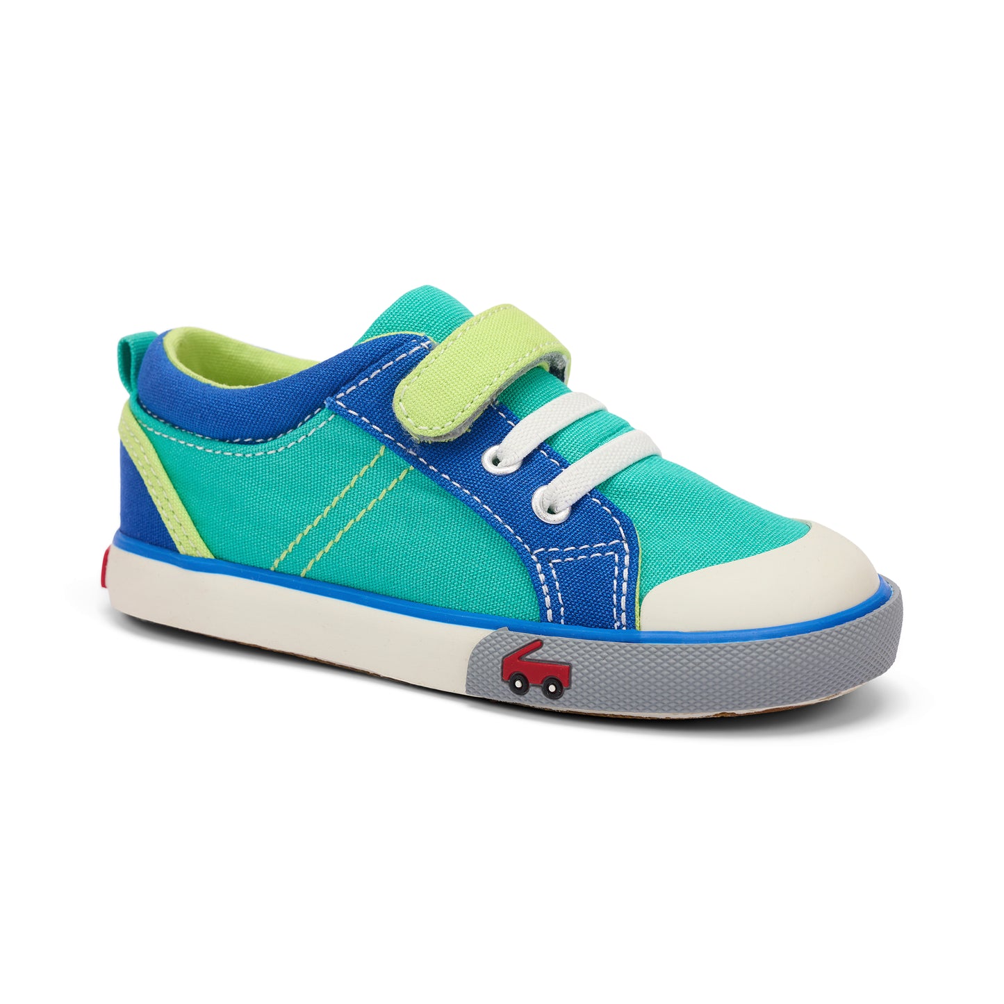 See Kai Run - Tanner Sneaker for Little Kids, Turquoise/Multi, 11