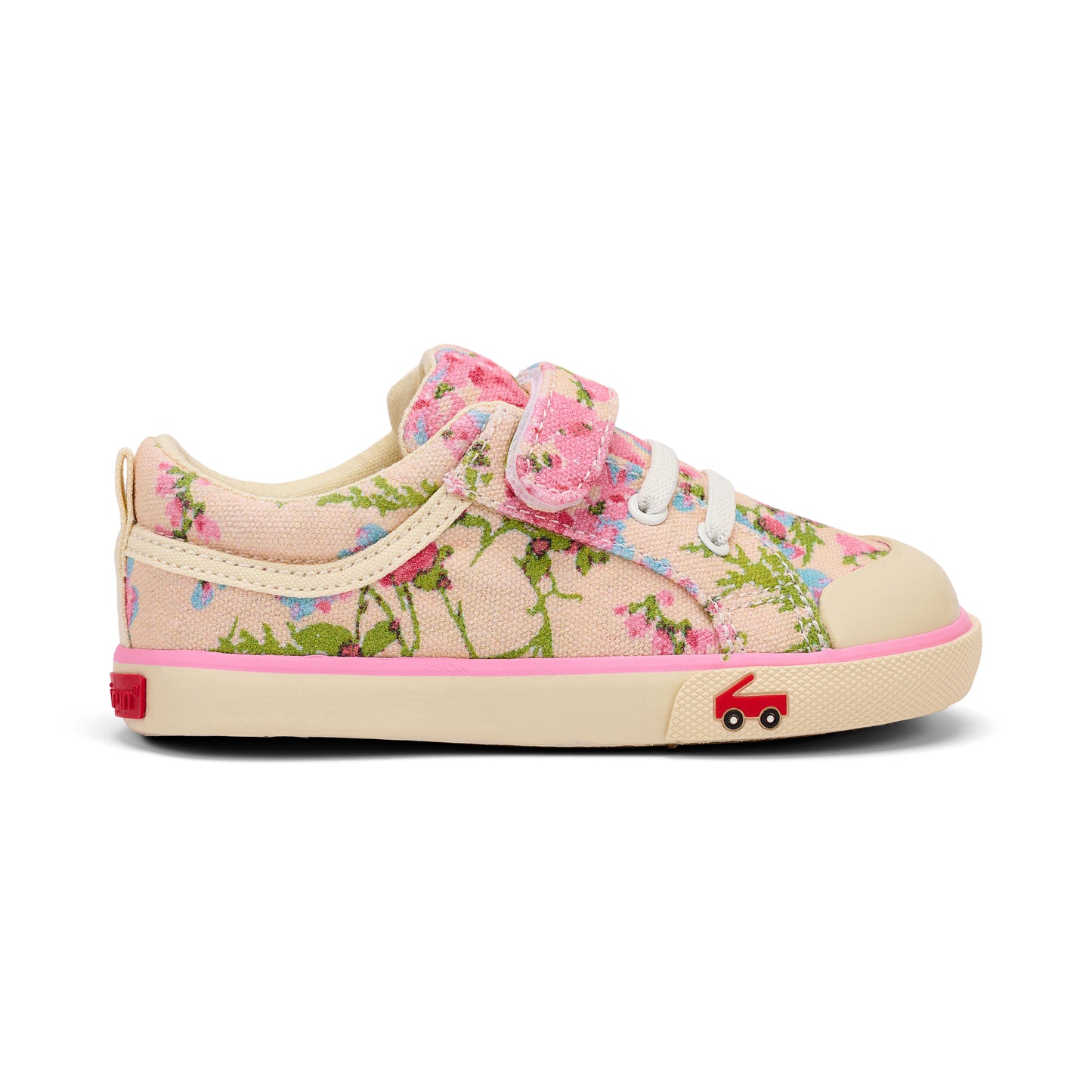 See Kai Run - Kristin Sneaker for Little Kids, Beige Floral, 11