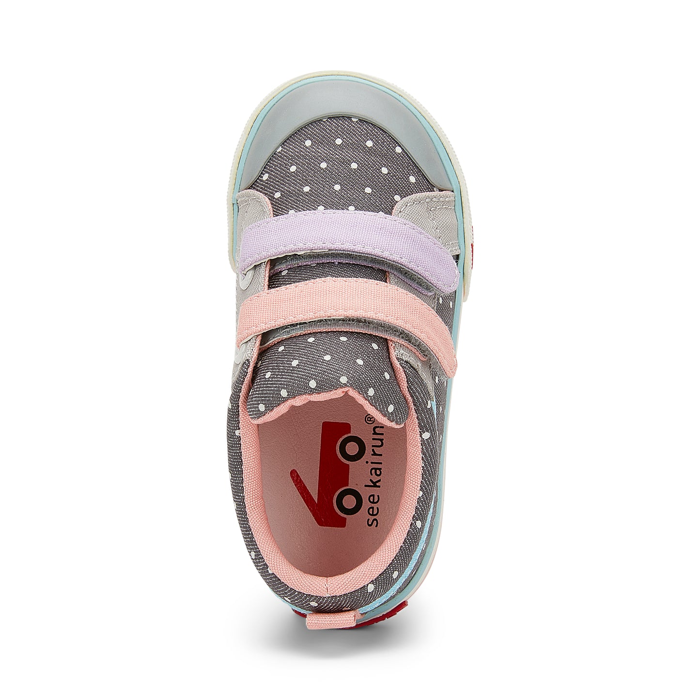 See Kai Run, Robyne Sneakers for Kids, Gray Denim, 9.5 M US Toddler
