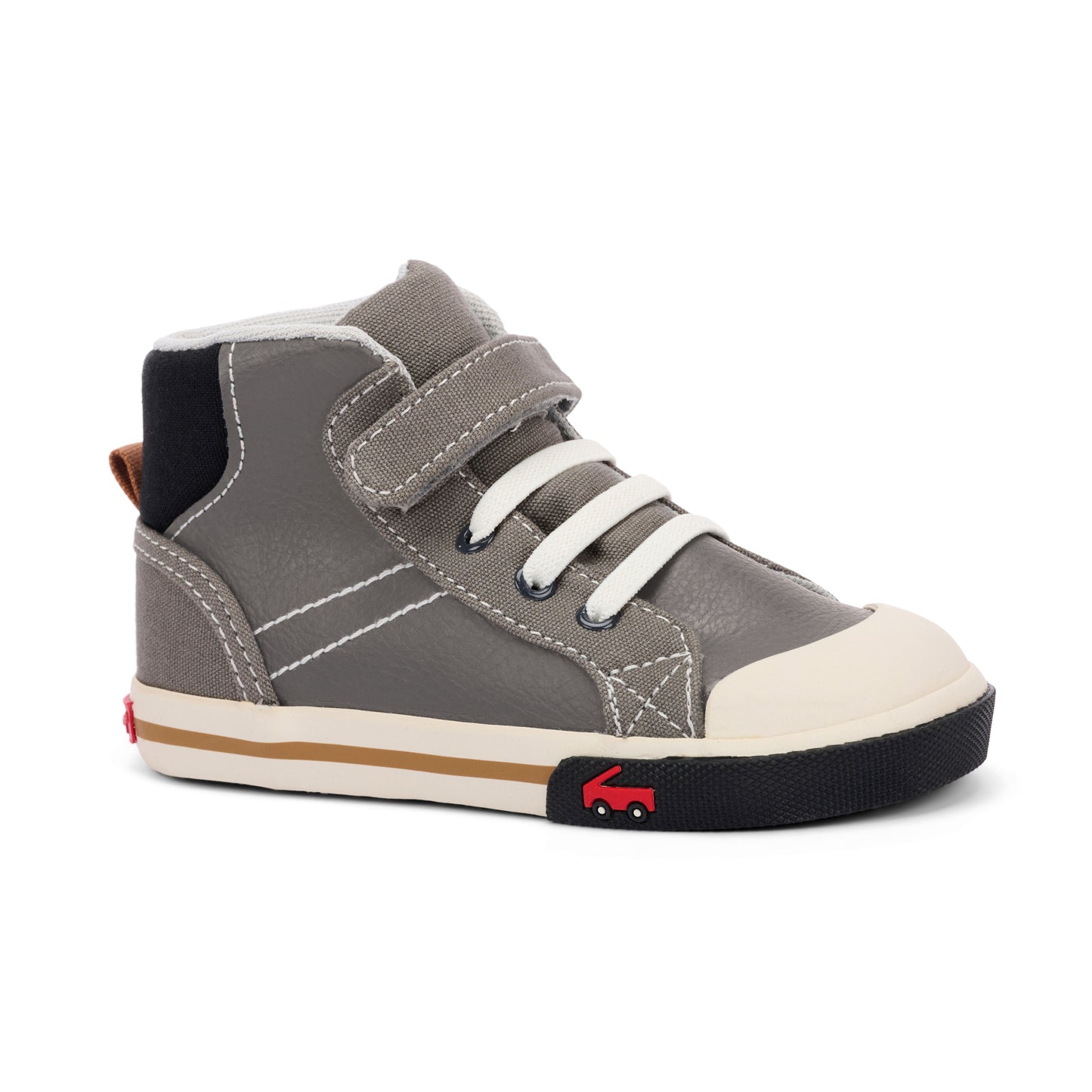 See Kai Run Dane Gray Leather 13.5