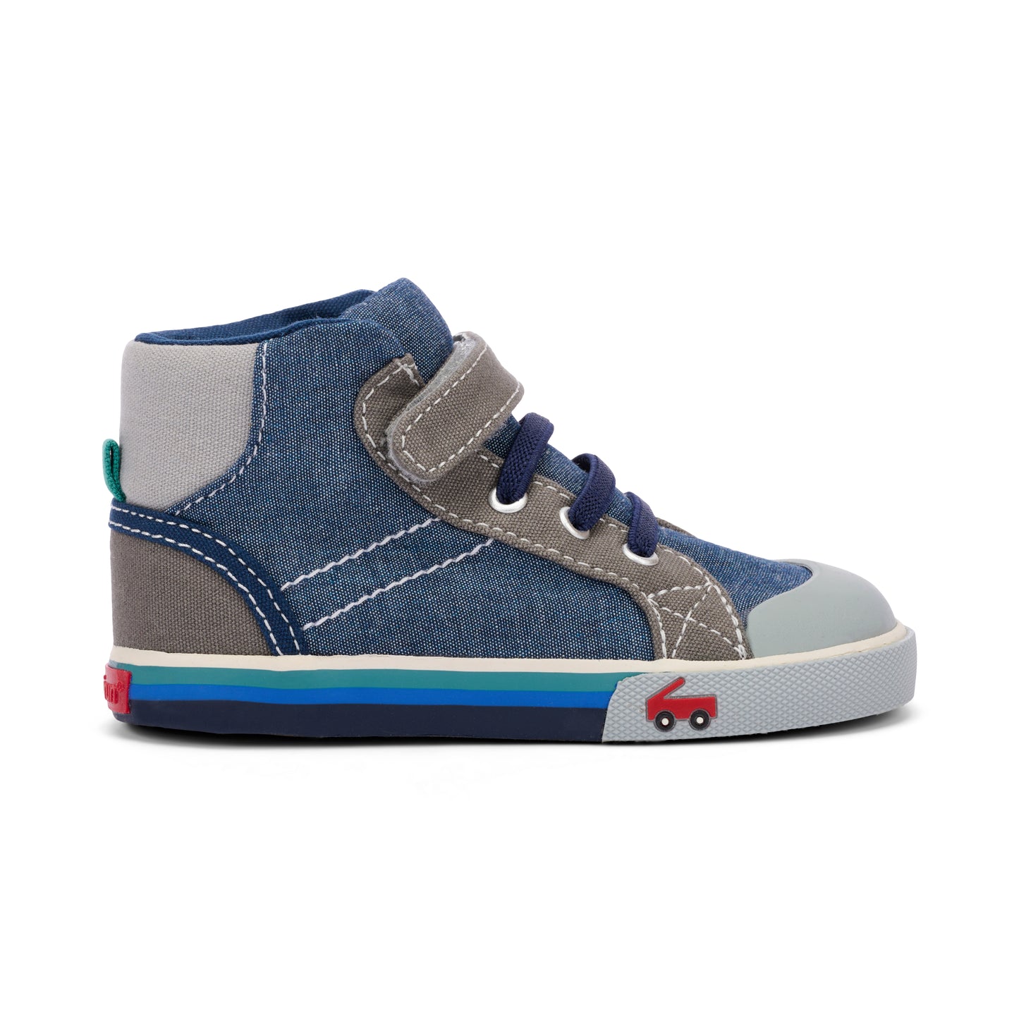 See Kai Run Dane Chambray/Gray 10.5