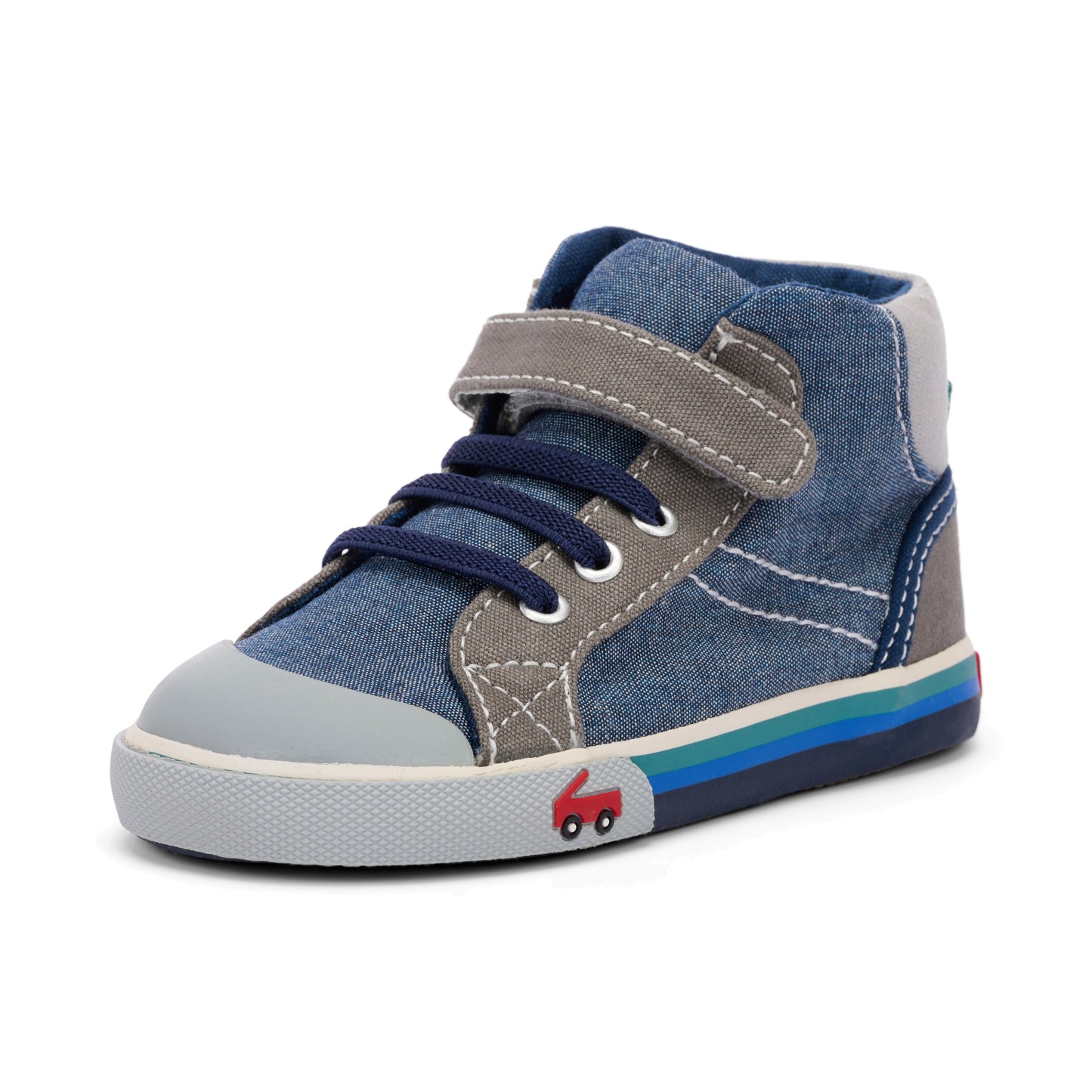 See Kai Run Dane Chambray/Gray 10