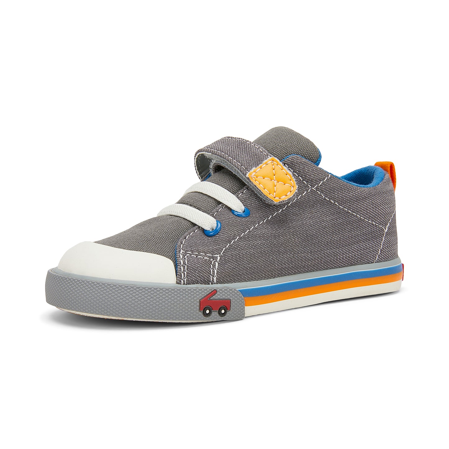 See Kai Run, Stevie II Sneakers for Kids, Gray, 4 M Toddler