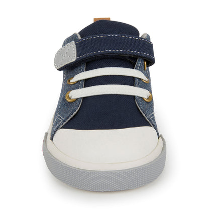 See Kai Run, Stevie II Sneakers for Kids, Chambray, 10 M Toddler