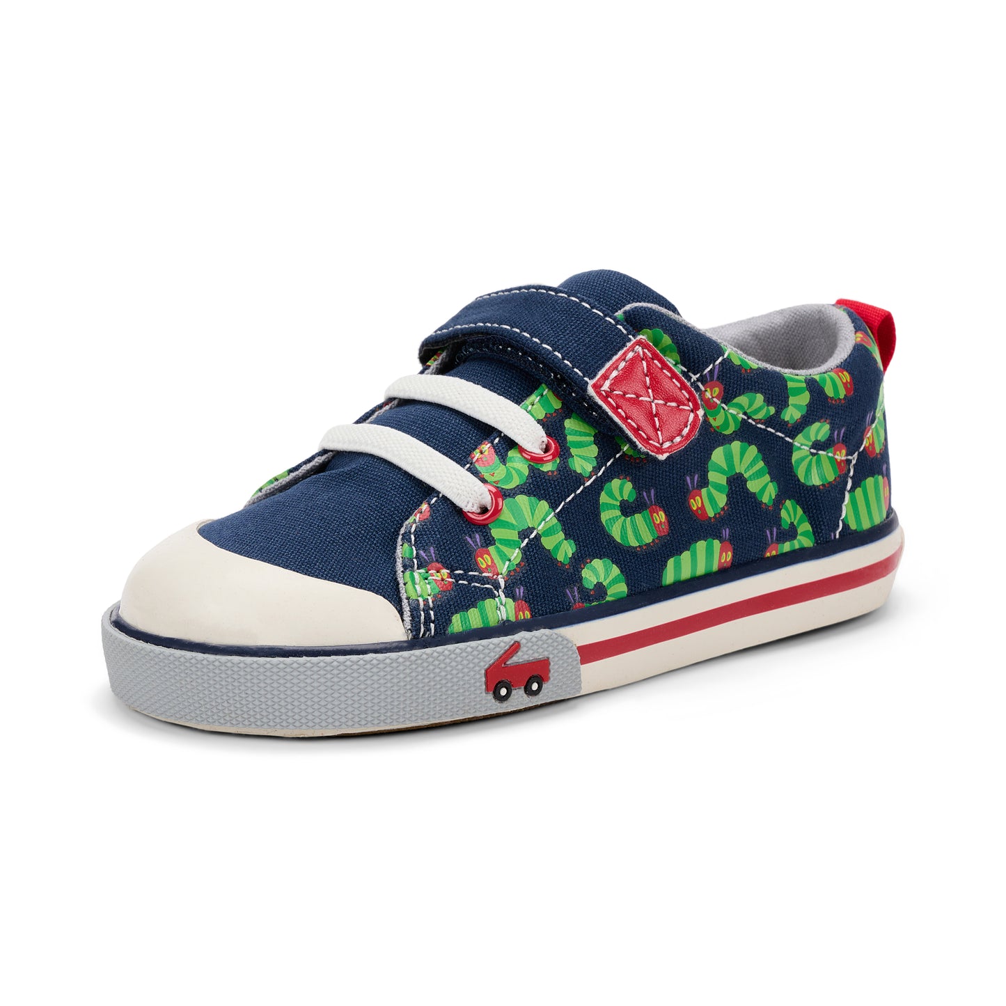 See Kai Run, Stevie II Sneakers for Kids, Red/Blue, 4 M Toddler