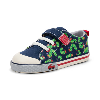 See Kai Run, Stevie II Sneakers for Kids, Red/Blue, 13.5 M Little Kid