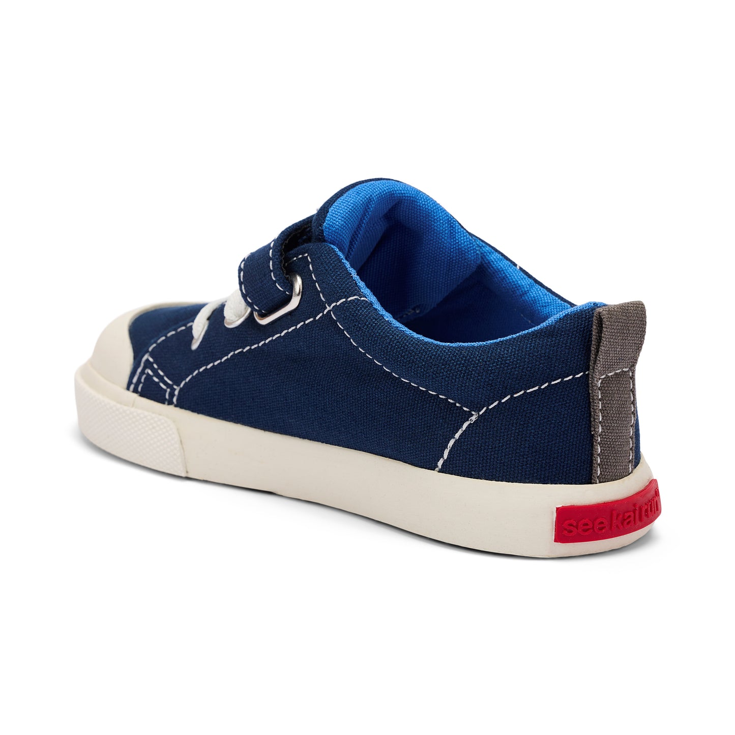 See Kai Run - Stevie II Sneaker for Little Kids, Navy Canvas, 13.5
