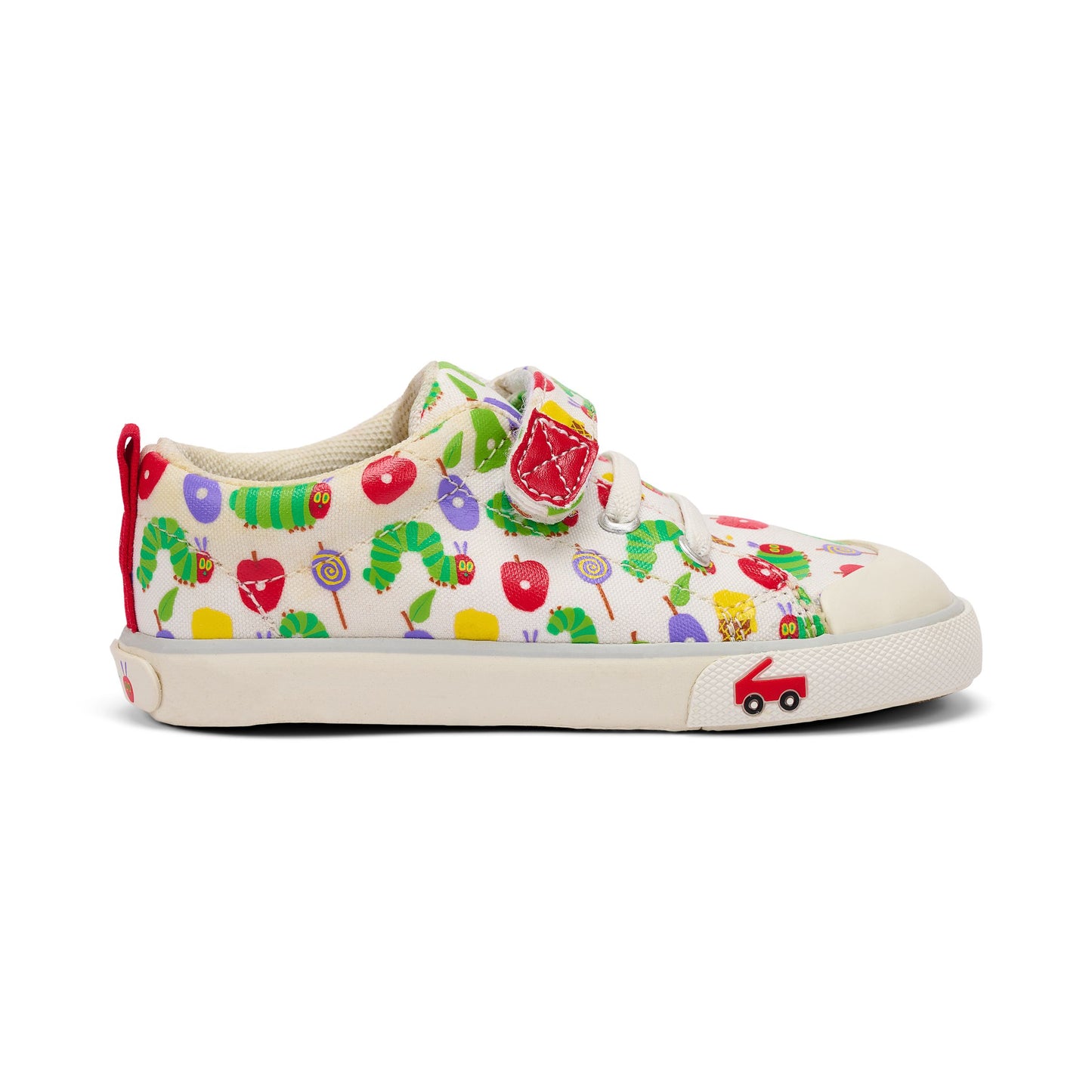 See Kai Run - Stevie II Sneaker for Toddlers, White/The Very Hungry Caterpillar‚Ñ¢, 5