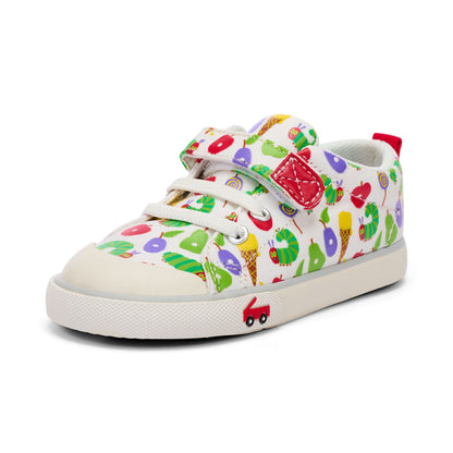 See Kai Run - Stevie II Sneaker for Toddlers, White/The Very Hungry Caterpillar‚Ñ¢, 7