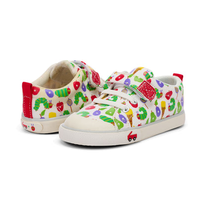 See Kai Run - Stevie II Sneaker for Toddlers, White/The Very Hungry Caterpillar‚Ñ¢, 9.5