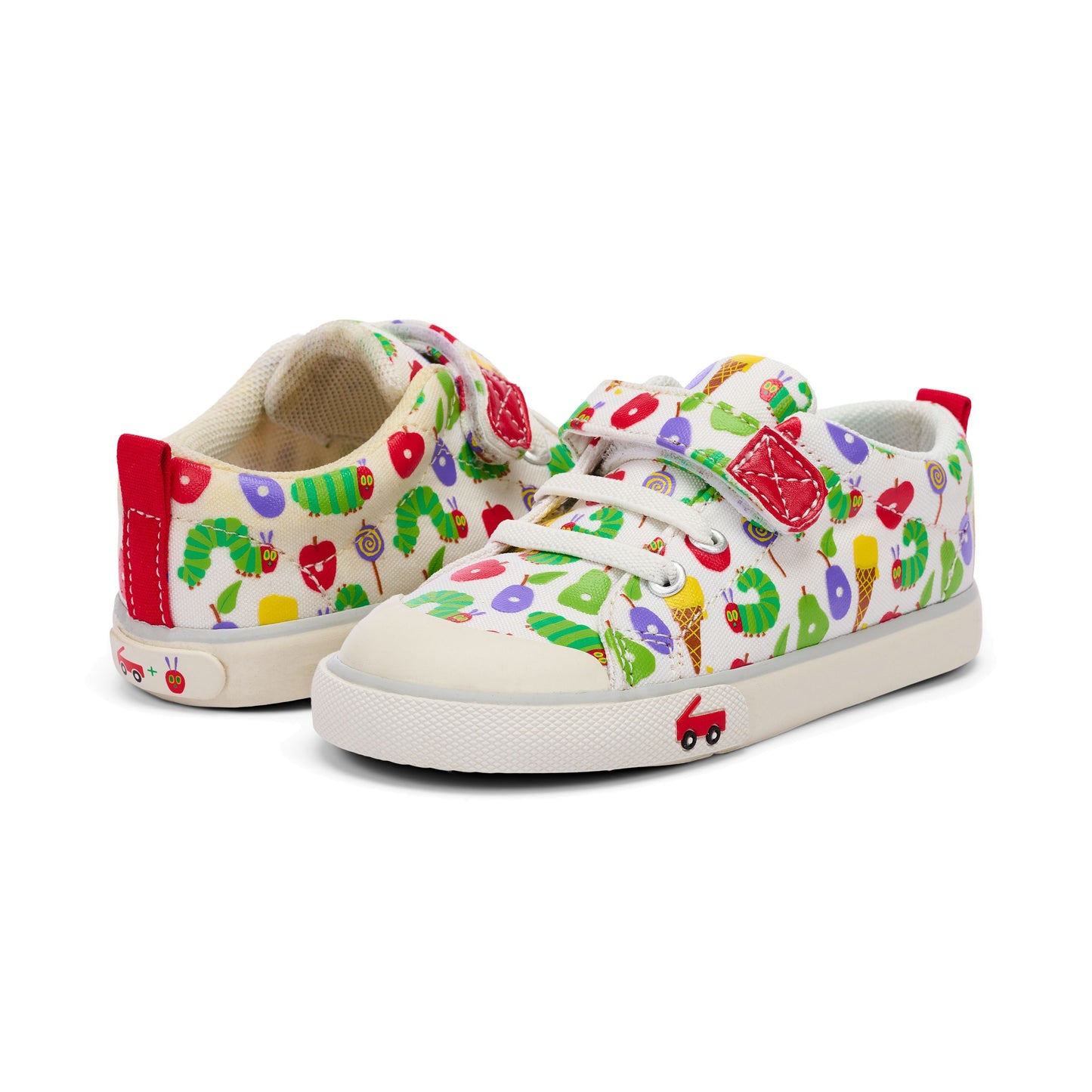 See Kai Run - Stevie II Sneaker for Toddlers, White/The Very Hungry Caterpillar‚Ñ¢, 5