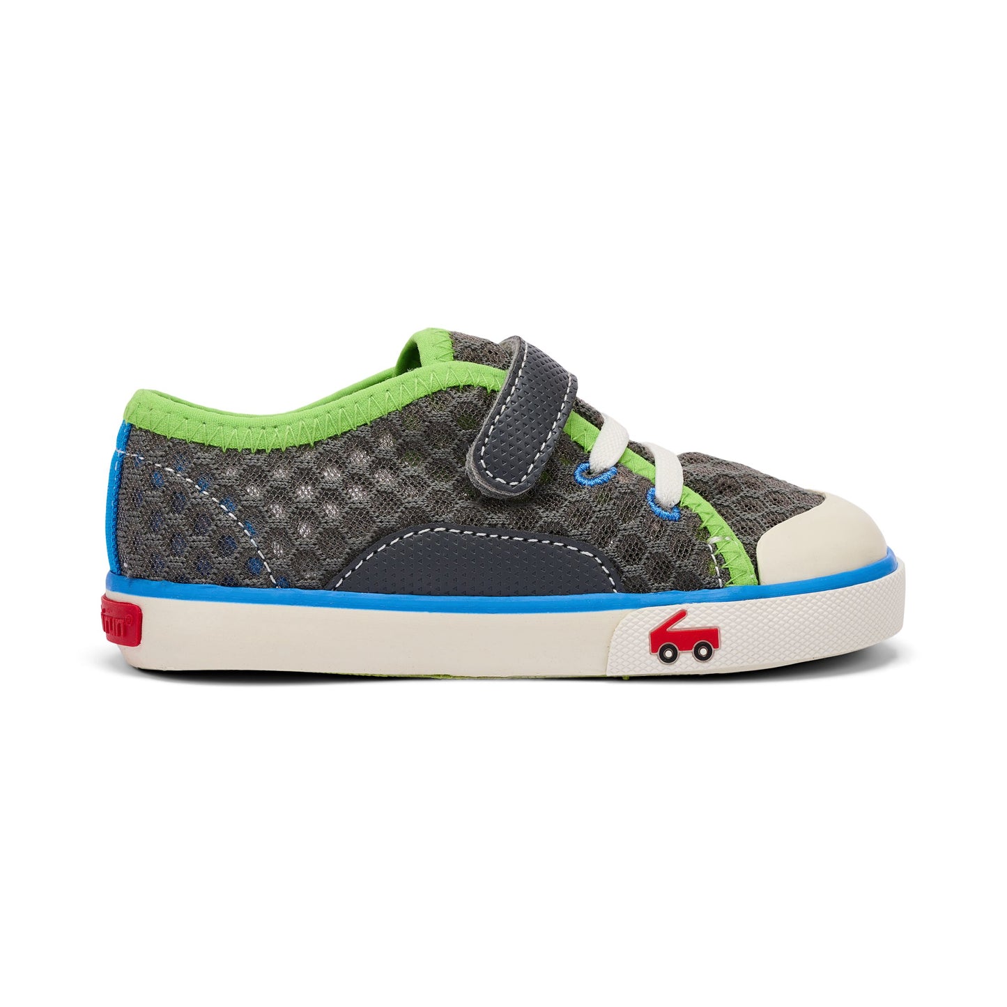 See Kai Run, Italya Slip-On Sneakers for Kids, Silver Sky, 6 M US Toddler