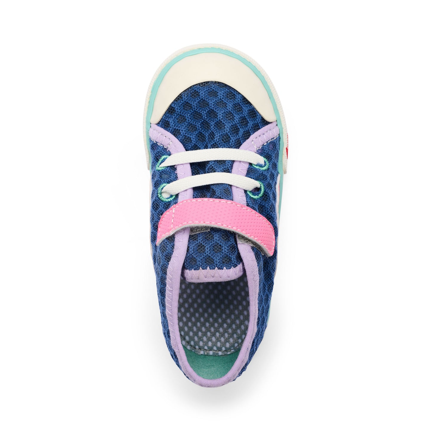 See Kai Run - Saylor Water Shoe for Toddlers, Dark Blue/Pink, 7