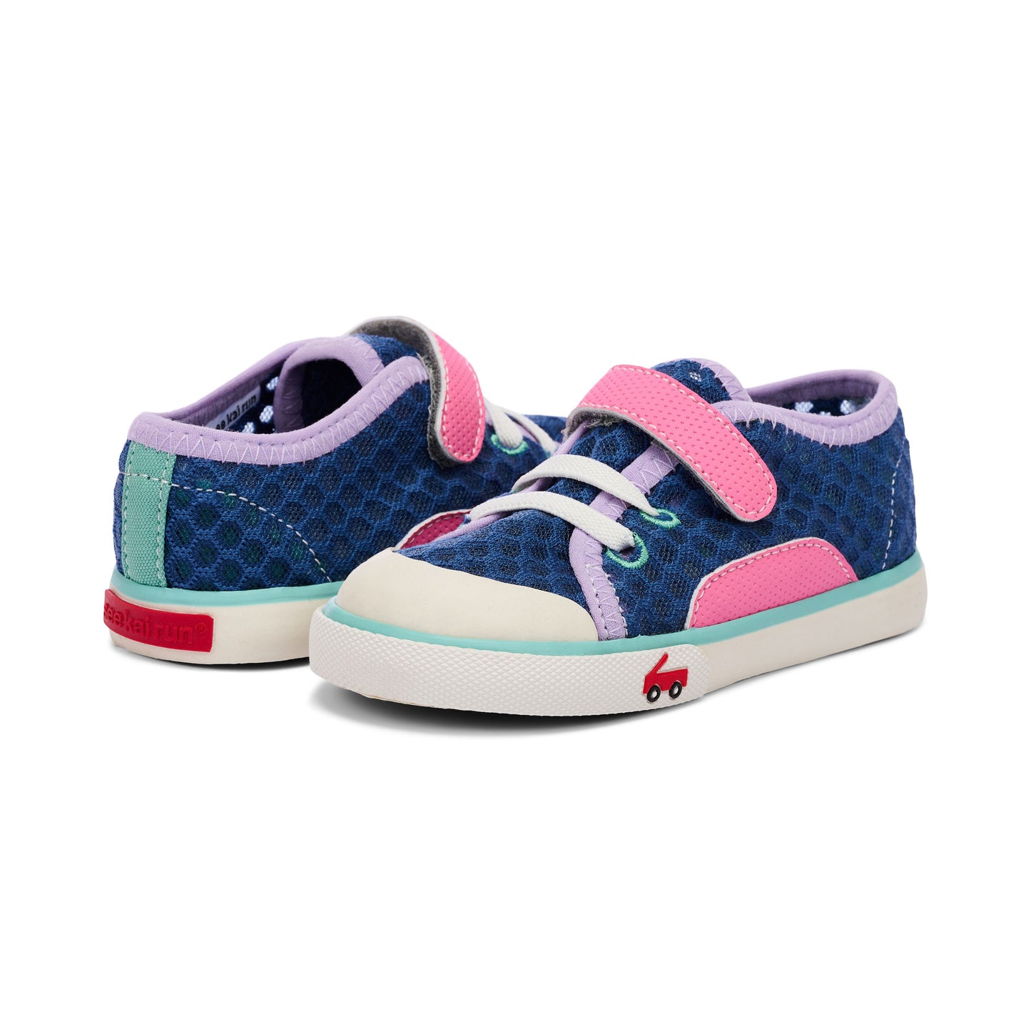 See Kai Run - Saylor Water Shoe for Toddlers, Dark Blue/Pink, 9