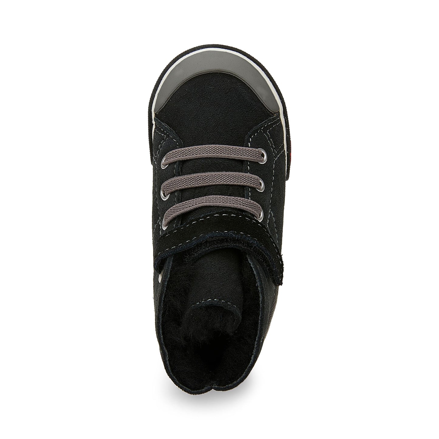 See Kai Run, Devon High Top Sneakers for Kids, Black Shearling, 10