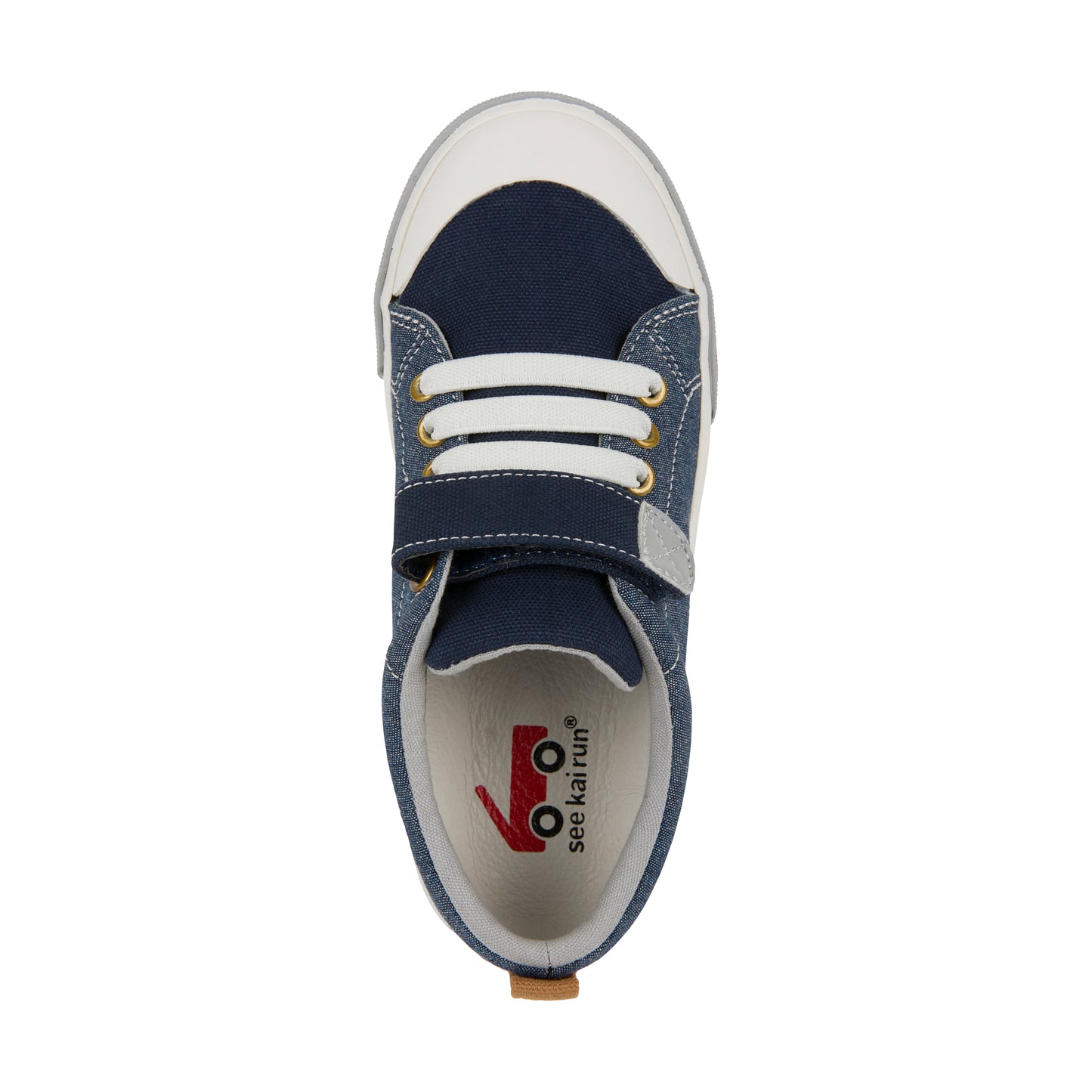 See Kai Run, Stevie II Sneakers for Kids, Chambray, 2.5 M Big Kid