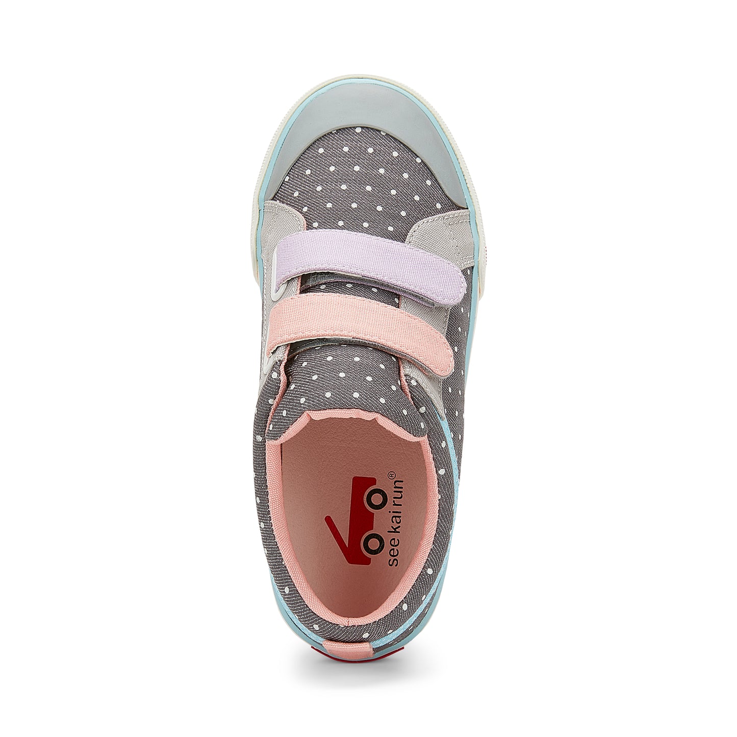 See Kai Run, Robyne Sneakers for Kids, Gray Denim, 11 M US Little Kid