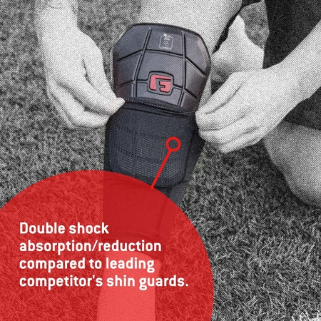 G-Form Pro-S Blade Soccer Shin Guards - Adult Shin Guards - Shin Guards for Protection - Black, Small