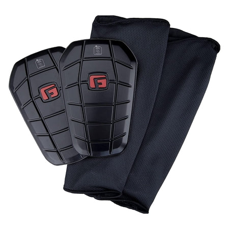 G-Form Pro-S Blade Soccer Shin Guards - Adult Shin Guards - Shin Guards for Protection - Black, Large