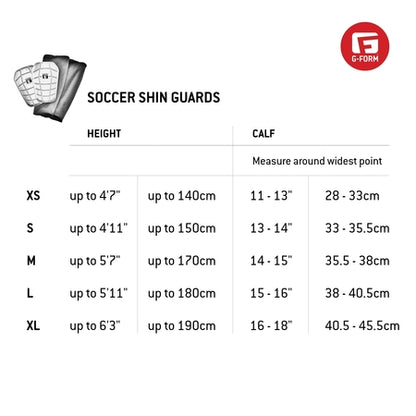 G-Form Pro-S Blade Soccer Shin Guards - Adult Shin Guards - Shin Guards for Protection - Black, Large