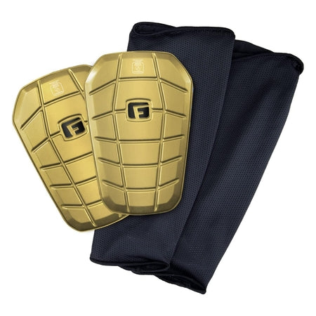 G-Form Pro-S Blade Soccer Shin Guards - Adult Shin Guards - Shin Guards for Protection - 24K Gold, XS