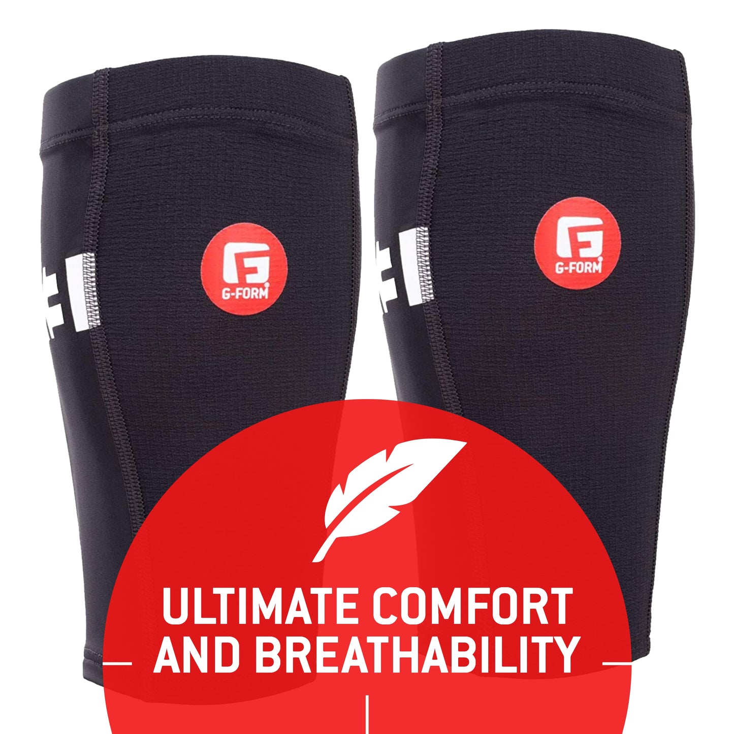 G-Form Pro-X3 Shin Guards - Mountain Bike Shin Guards for Men and Women - Black, Adult L/XL