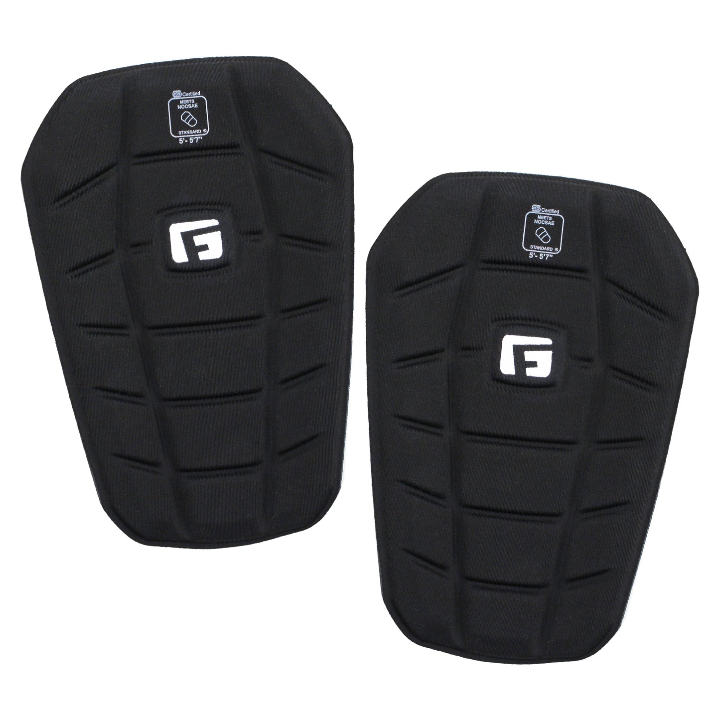 G-Form Pro-S Blade Soccer Shin Guards - Adult Shin Guards - Shin Guards for Protection - Fabric Black, Adult XS