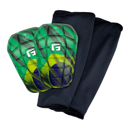 G-Form Pro-S Blade Soccer Shin Guards - Adult Shin Guards - Shin Guards for Protection - World Cup - Brazil, Small