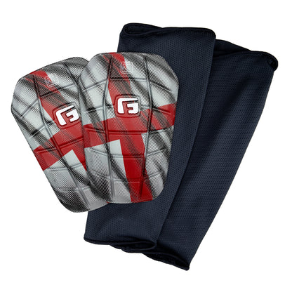 G-Form Pro-S Blade Soccer Shin Guards - Adult Shin Guards - Shin Guards for Protection - World Cup - England, XL