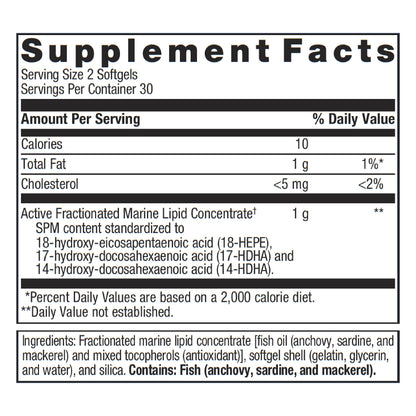 Metagenics SPM Active - Specialized Pro Resolving Mediators for Healthy Tissue Function and Immune Support - 60 Count