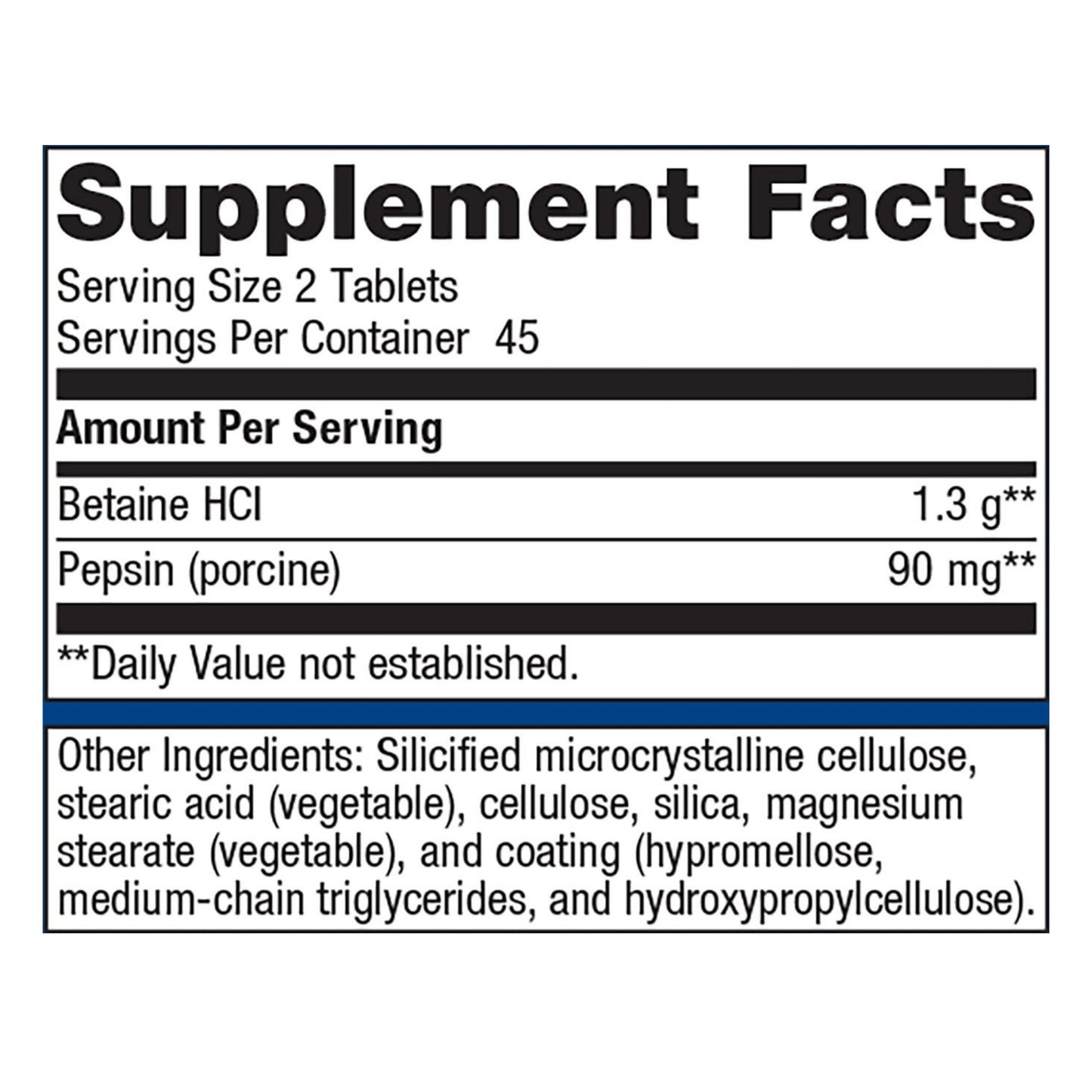 Metagenics SpectraZyme Metagest Supplement with Betaine HCL and Pepsin to Help Stomach Acid Support - 90 Tablets