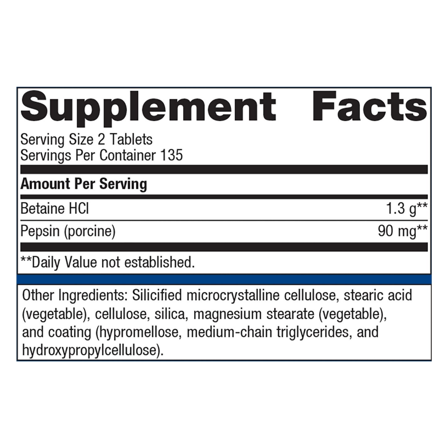 Metagenics SpectraZyme Metagest Supplement with Betaine HCL and Pepsin to Help Stomach Acid Support - 270 Tablets