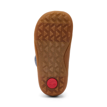 See Kai Run - Cruz II Slipper for Little Kids, Blue Jersey Dino, 13