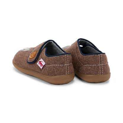 See Kai Run - Cruz II Slipper for Little Kids, Brown Husky, Toddler 9