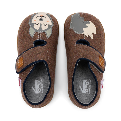 See Kai Run - Cruz II Slipper for Little Kids, Brown Husky, Toddler 9