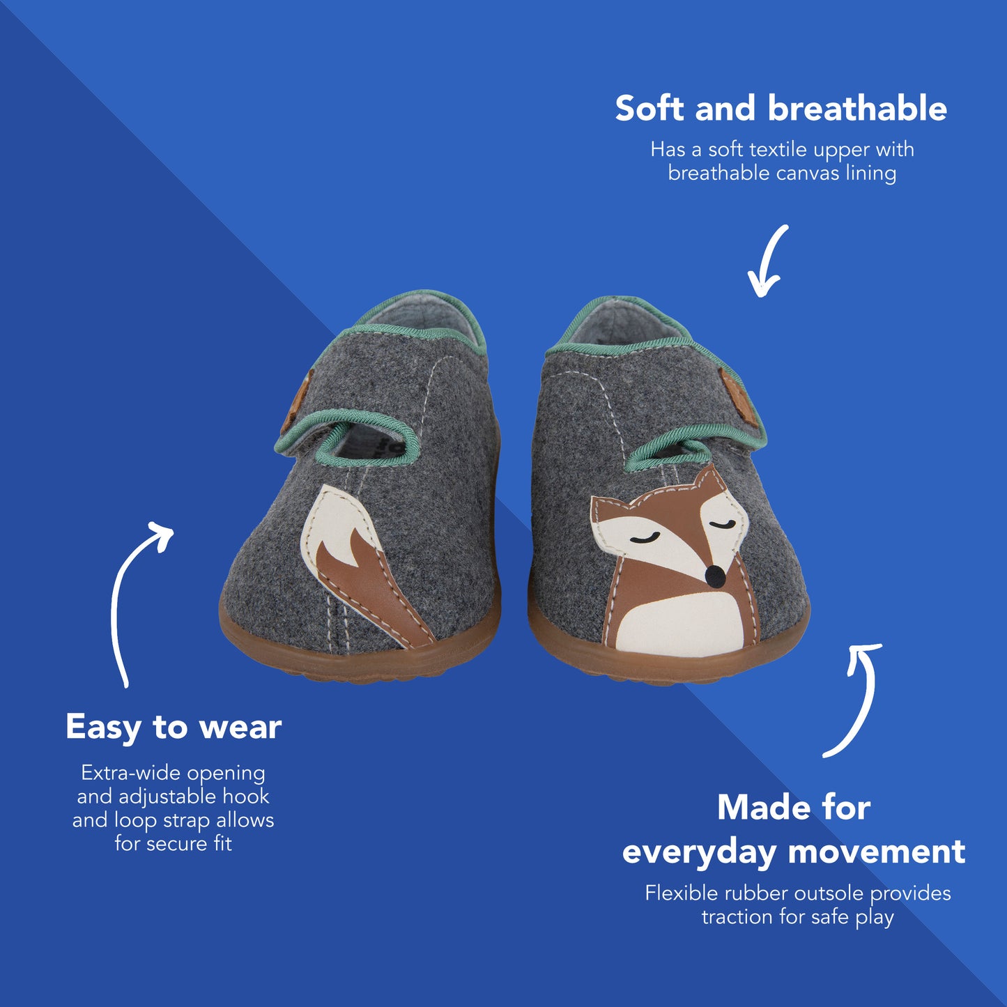 See Kai Run, Cruz II Slippers for Kids, Gray Fox, 9