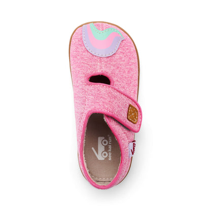 See Kai Run - Cruz II Slipper for Toddlers, Pink Jersey Unicorn, 6
