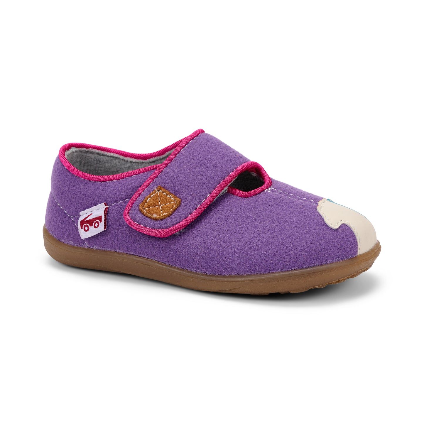 See Kai Run - Cruz II Slipper for Little Kids, Purple Llama, Little Kid 12