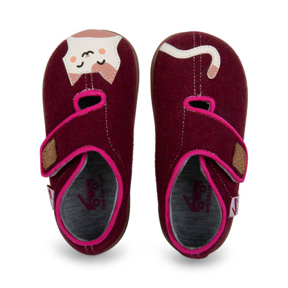 See Kai Run, Cruz II Slippers for Kids, Berry Kitty, 4