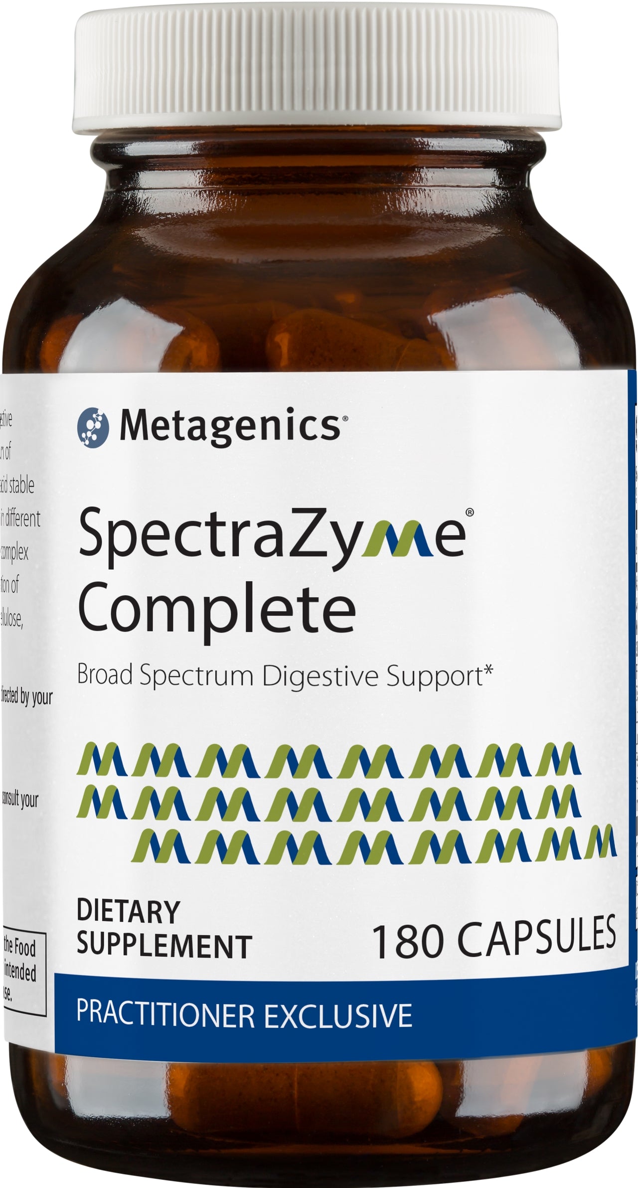 Metagenics SpectraZyme Complete Broad Spectrum Enzyme Supplement to Help Support a Healthy Digestive System - 180 Capsules