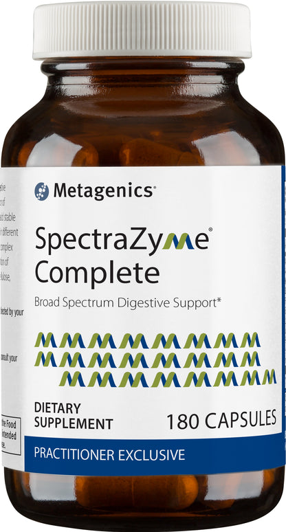 Metagenics SpectraZyme Complete Broad Spectrum Enzyme Supplement to Help Support a Healthy Digestive System - 180 Capsules