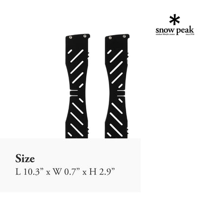Snow Peak Base Plate Stand S - 10.3 x 0.7 x 2.9 in