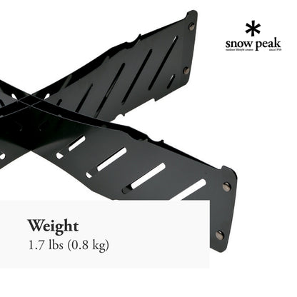 Snow Peak Base Plate Stand S - 10.3 x 0.7 x 2.9 in