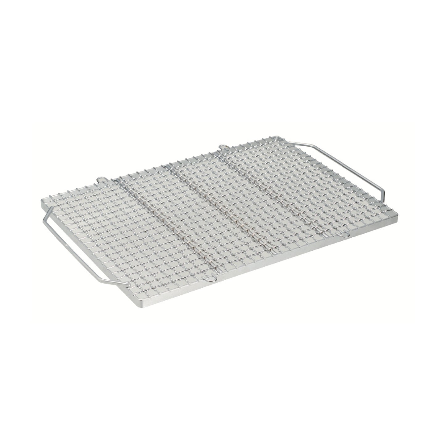 Snow Peak Fireplace Grill - Fireplace Grilling Accessories - Chrome-Coated Steel - 2.8 Ibs - Large