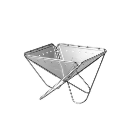 Snow Peak Pack & Carry (M) Fireplace - Made of Durable Stainless Steel - 13.75 x 13.75 x 9.75 in