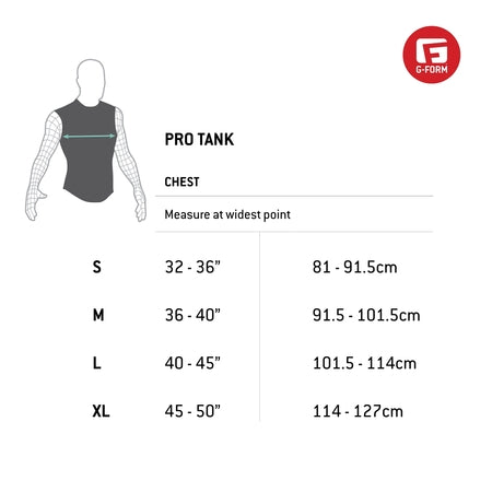 G-Form Men's Team Baselayer Tank - Workout Tanks for Men in Impact Sports - Black, Adult Medium
