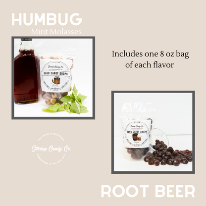 Startup Candy - Old Timey - Old Fashioned Hard Candy Drops - 4 Flavor Variety Pack - Licorice, Root Beer, Humbug, & Toffee Nut
