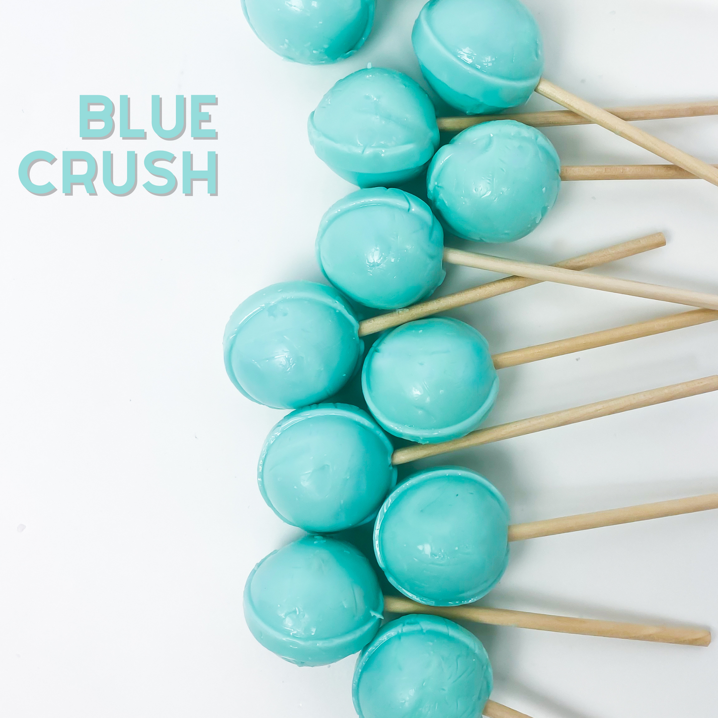 Startup Candy - Gender Reveal Party Pack - Jumbo Lollipops with Wooden Sticks - 2 Flavors - Blue Crush and Bubblegum