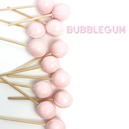Startup Candy - Gender Reveal Party Pack - Jumbo Lollipops with Wooden Sticks - 2 Flavors - Blue Crush and Bubblegum